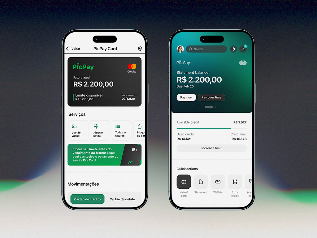 PicPay Card — card overview screen
